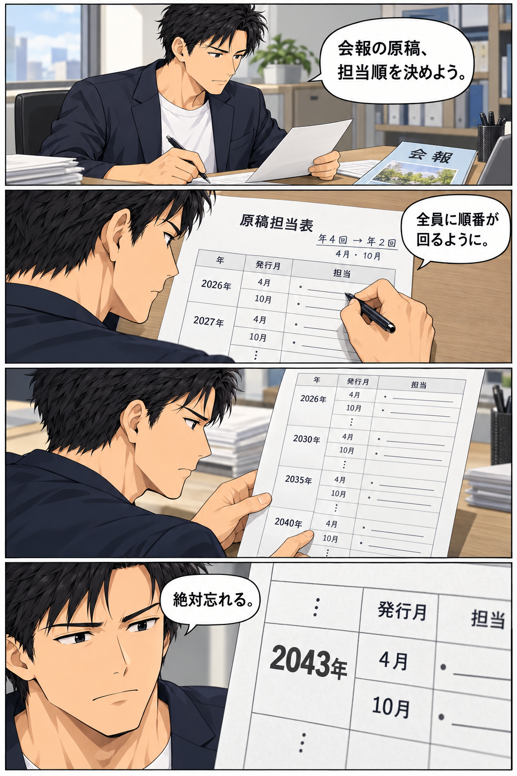 次のお願い、2043年